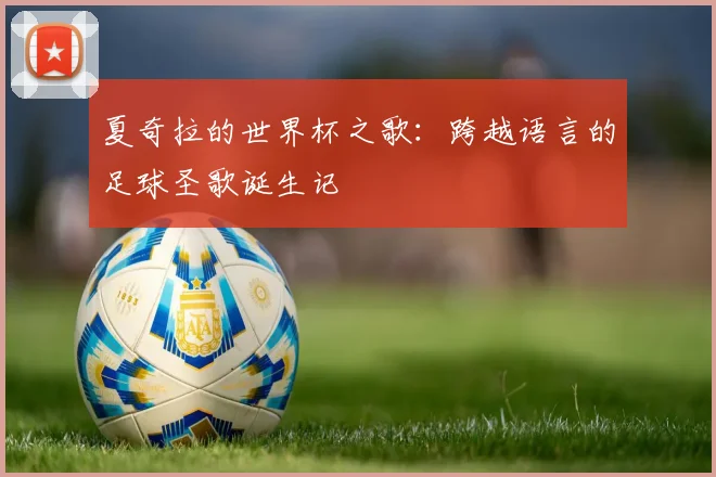 夏奇拉的世界杯之歌：跨越语言的足球圣歌诞生记